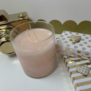 Strawberry Rhubarb Candle GloLite By PartyLite Retired NIB